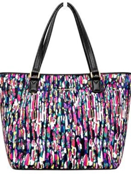 Vera Bradley Handbags - Vera Bradley large Ella splash paint tote bag